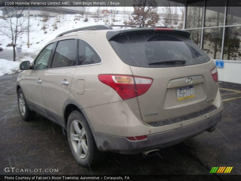 Satin Beige Metallic / Beige 2008 Hyundai Veracruz Limited AWD