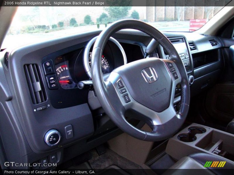 Nighthawk Black Pearl / Beige 2006 Honda Ridgeline RTL