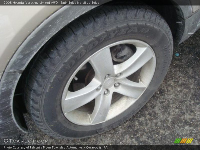 Satin Beige Metallic / Beige 2008 Hyundai Veracruz Limited AWD