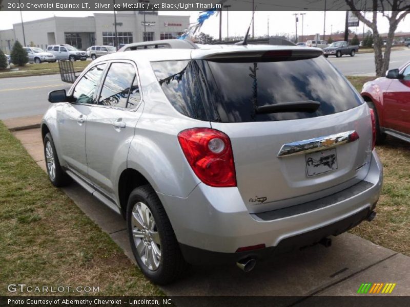 Silver Ice Metallic / Jet Black/Light Titanium 2010 Chevrolet Equinox LT