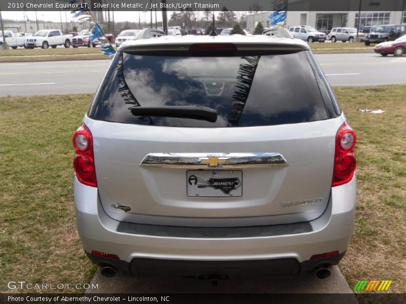 Silver Ice Metallic / Jet Black/Light Titanium 2010 Chevrolet Equinox LT