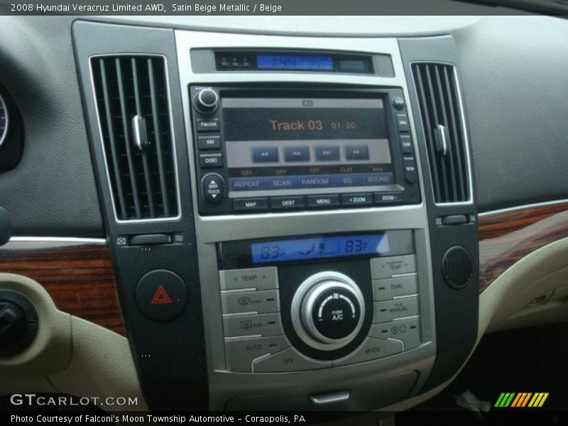 Satin Beige Metallic / Beige 2008 Hyundai Veracruz Limited AWD