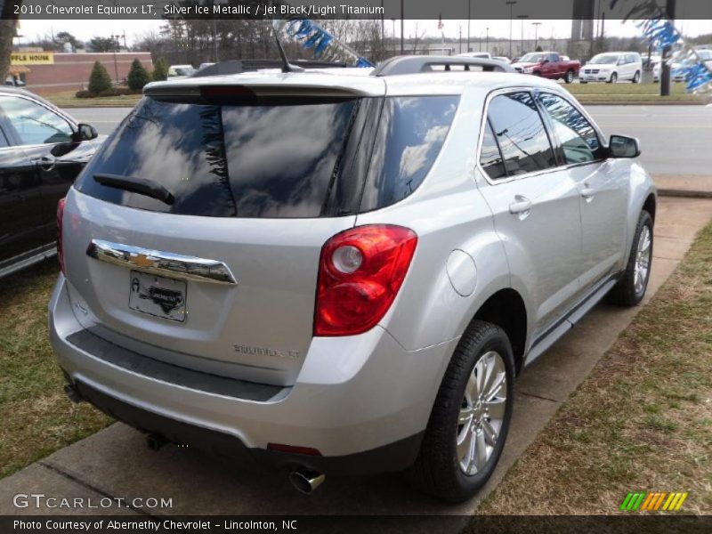 Silver Ice Metallic / Jet Black/Light Titanium 2010 Chevrolet Equinox LT