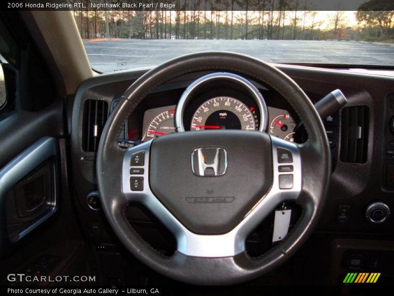 Nighthawk Black Pearl / Beige 2006 Honda Ridgeline RTL