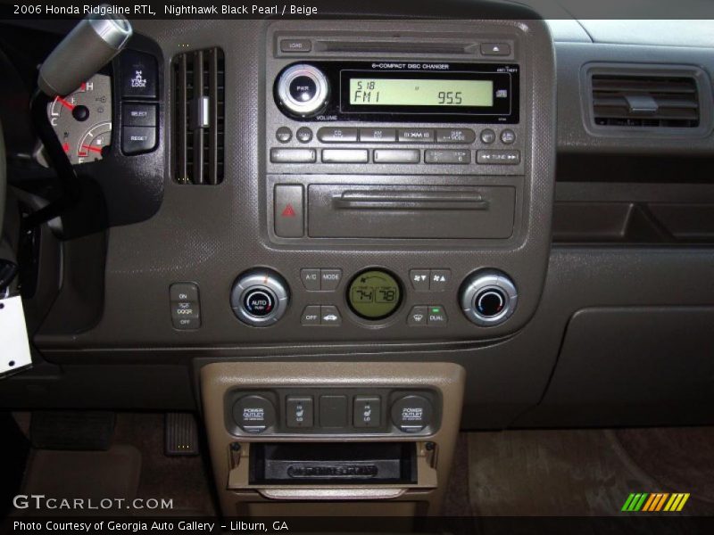 Nighthawk Black Pearl / Beige 2006 Honda Ridgeline RTL