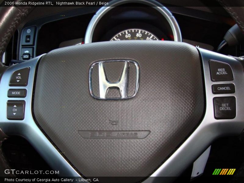 Nighthawk Black Pearl / Beige 2006 Honda Ridgeline RTL
