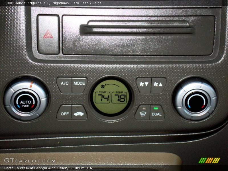 Nighthawk Black Pearl / Beige 2006 Honda Ridgeline RTL
