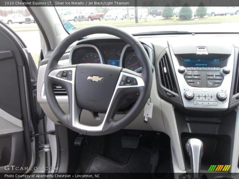 Silver Ice Metallic / Jet Black/Light Titanium 2010 Chevrolet Equinox LT