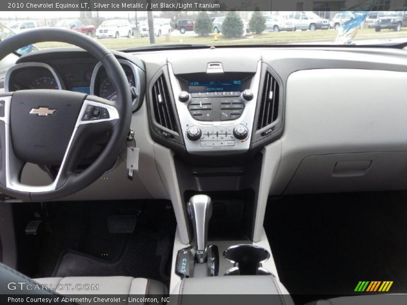 Silver Ice Metallic / Jet Black/Light Titanium 2010 Chevrolet Equinox LT