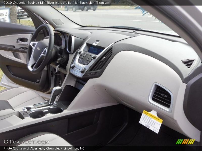 Silver Ice Metallic / Jet Black/Light Titanium 2010 Chevrolet Equinox LT