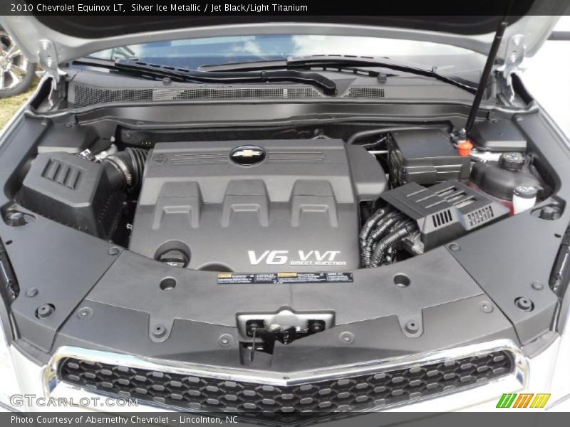 Silver Ice Metallic / Jet Black/Light Titanium 2010 Chevrolet Equinox LT