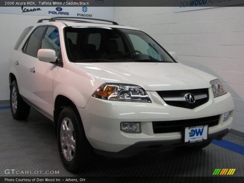 Taffeta White / Saddle/Black 2006 Acura MDX
