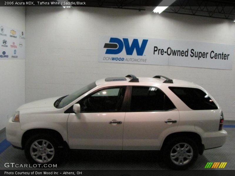 Taffeta White / Saddle/Black 2006 Acura MDX