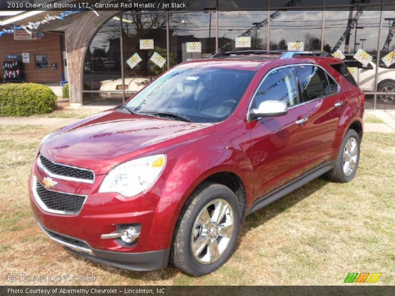 Cardinal Red Metallic / Jet Black 2010 Chevrolet Equinox LTZ
