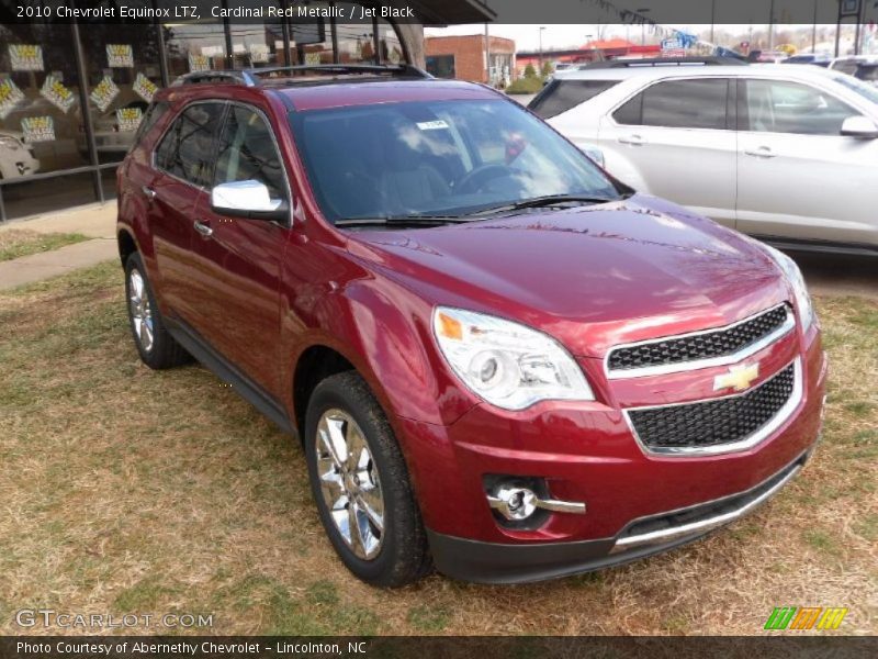 Cardinal Red Metallic / Jet Black 2010 Chevrolet Equinox LTZ