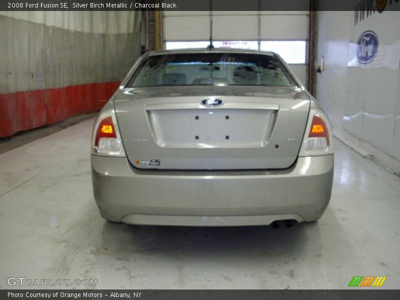 Silver Birch Metallic / Charcoal Black 2008 Ford Fusion SE