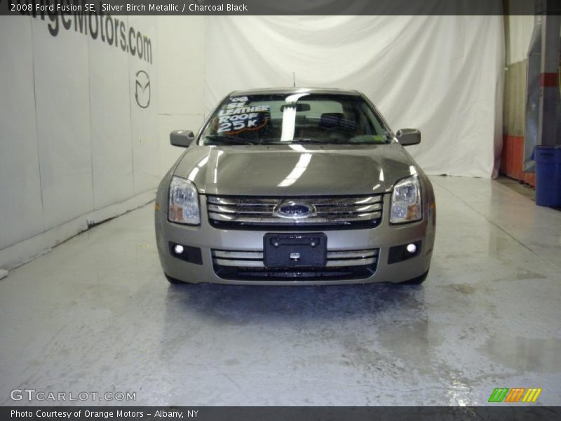 Silver Birch Metallic / Charcoal Black 2008 Ford Fusion SE