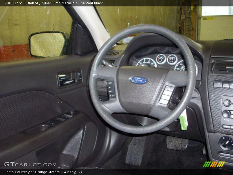 Silver Birch Metallic / Charcoal Black 2008 Ford Fusion SE