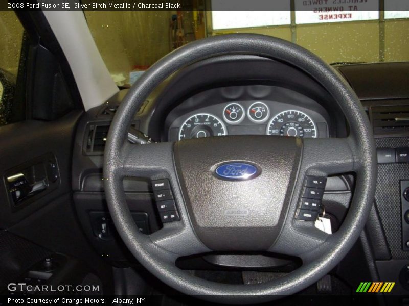 Silver Birch Metallic / Charcoal Black 2008 Ford Fusion SE