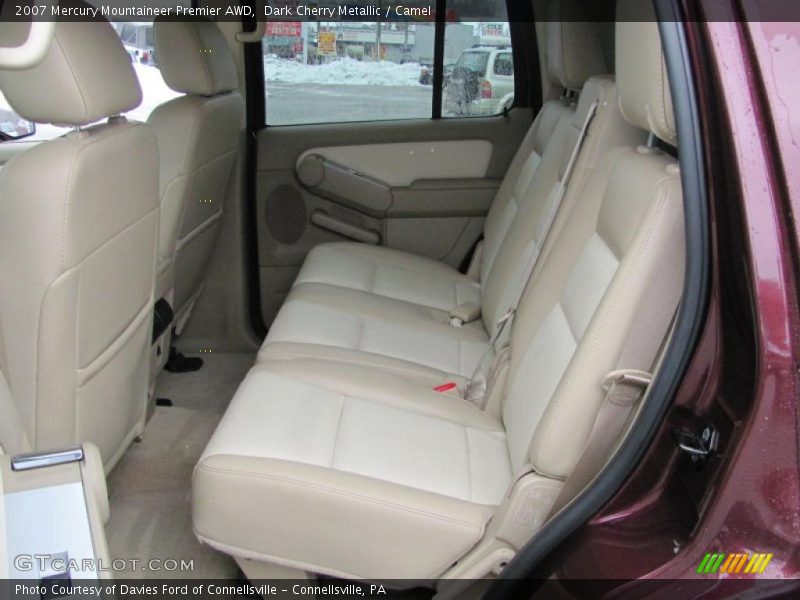 Dark Cherry Metallic / Camel 2007 Mercury Mountaineer Premier AWD