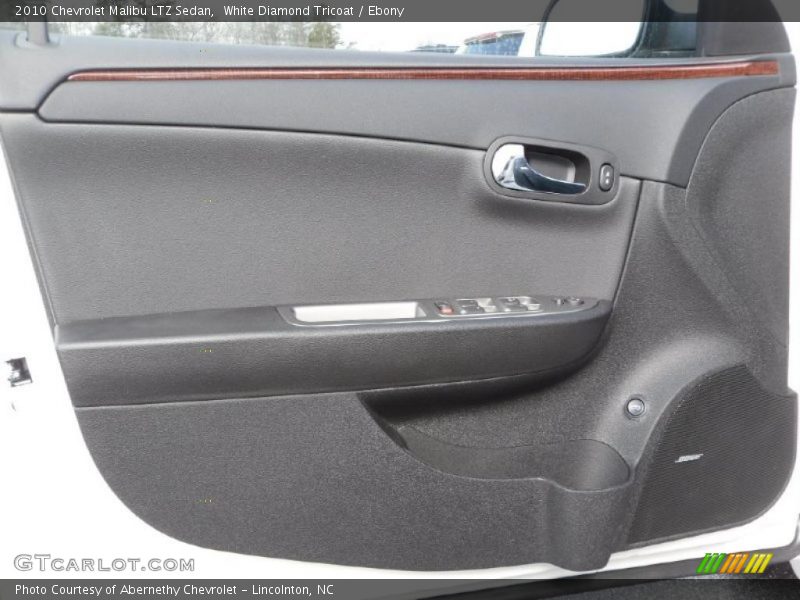 White Diamond Tricoat / Ebony 2010 Chevrolet Malibu LTZ Sedan