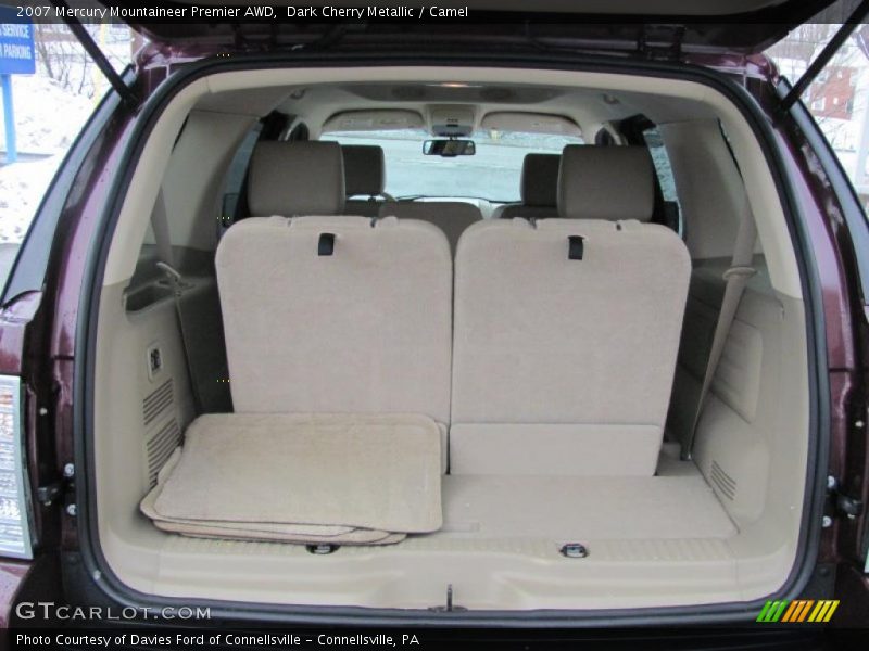 Dark Cherry Metallic / Camel 2007 Mercury Mountaineer Premier AWD