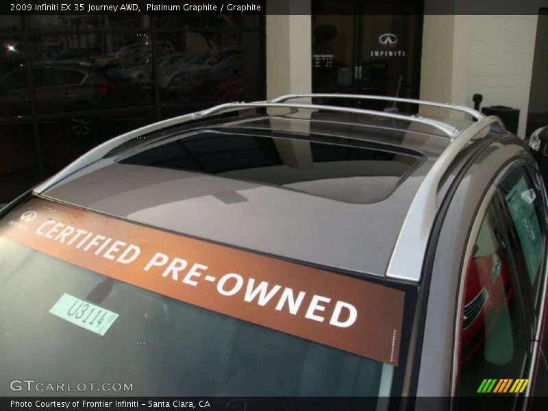 Platinum Graphite / Graphite 2009 Infiniti EX 35 Journey AWD