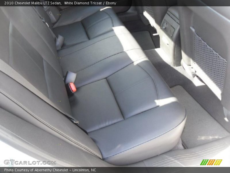 White Diamond Tricoat / Ebony 2010 Chevrolet Malibu LTZ Sedan