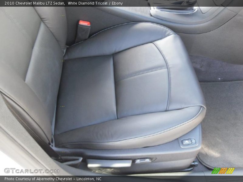 White Diamond Tricoat / Ebony 2010 Chevrolet Malibu LTZ Sedan