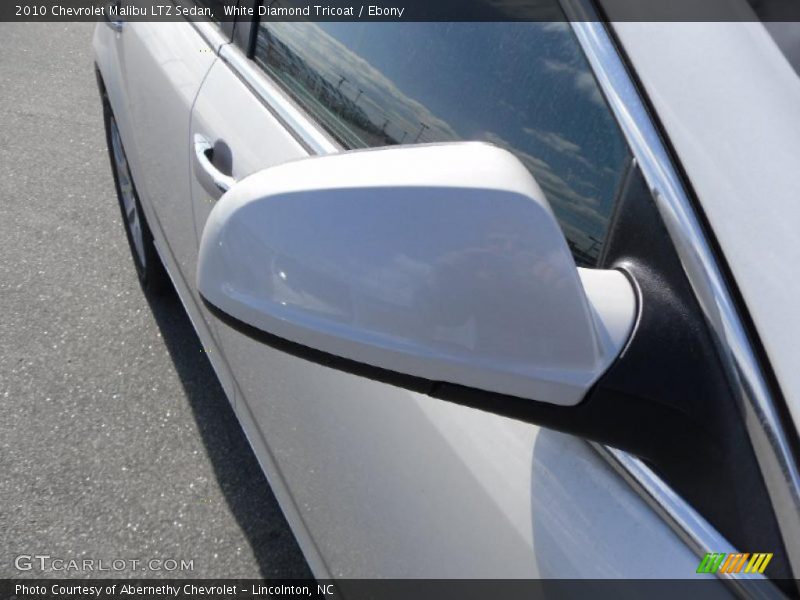 White Diamond Tricoat / Ebony 2010 Chevrolet Malibu LTZ Sedan