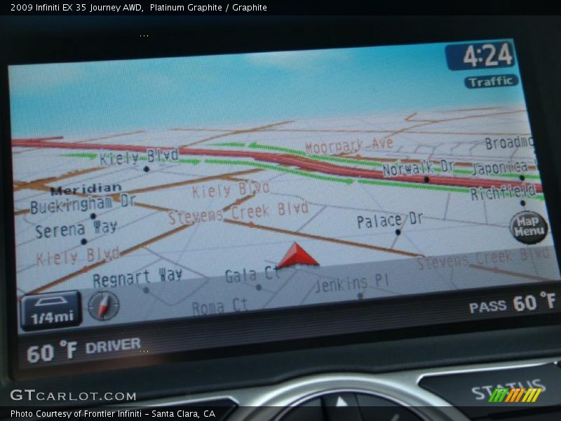 Platinum Graphite / Graphite 2009 Infiniti EX 35 Journey AWD