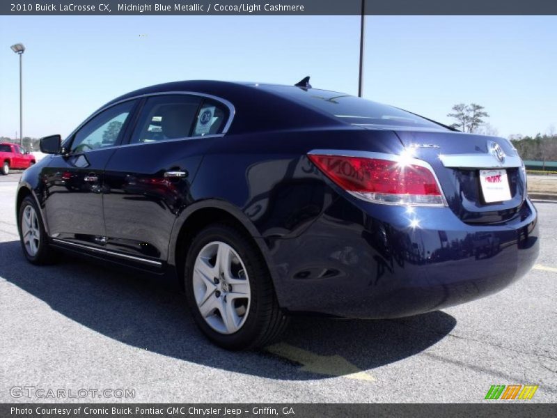 Midnight Blue Metallic / Cocoa/Light Cashmere 2010 Buick LaCrosse CX