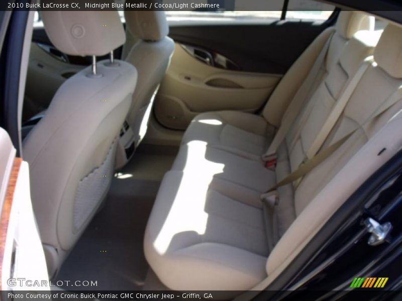 Midnight Blue Metallic / Cocoa/Light Cashmere 2010 Buick LaCrosse CX