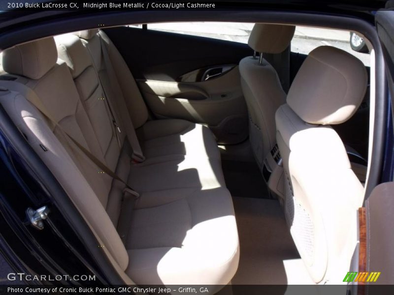 Midnight Blue Metallic / Cocoa/Light Cashmere 2010 Buick LaCrosse CX