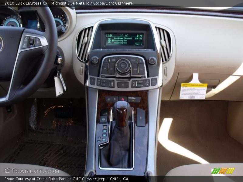 Midnight Blue Metallic / Cocoa/Light Cashmere 2010 Buick LaCrosse CX