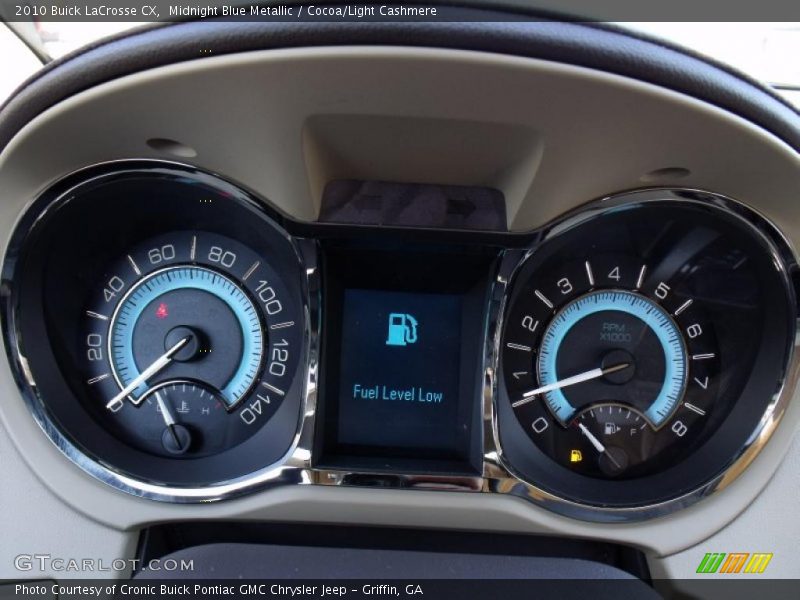 Midnight Blue Metallic / Cocoa/Light Cashmere 2010 Buick LaCrosse CX