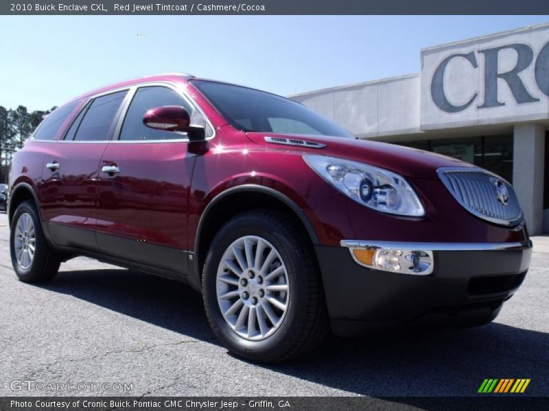 Red Jewel Tintcoat / Cashmere/Cocoa 2010 Buick Enclave CXL