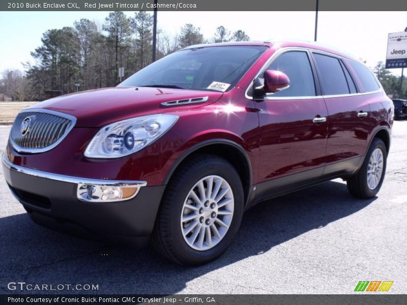 Red Jewel Tintcoat / Cashmere/Cocoa 2010 Buick Enclave CXL