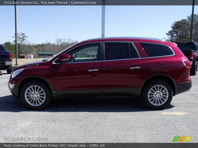 Red Jewel Tintcoat / Cashmere/Cocoa 2010 Buick Enclave CXL