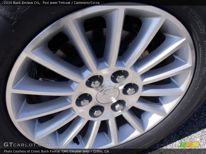 Red Jewel Tintcoat / Cashmere/Cocoa 2010 Buick Enclave CXL