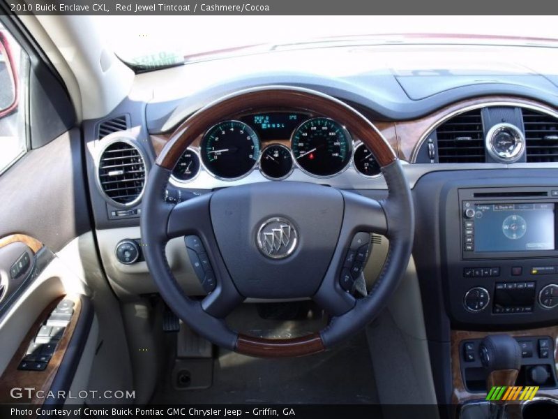 Red Jewel Tintcoat / Cashmere/Cocoa 2010 Buick Enclave CXL