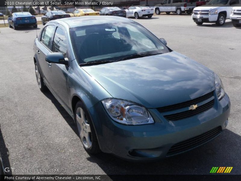 Silver Moss Metallic / Ebony 2010 Chevrolet Cobalt LT Sedan