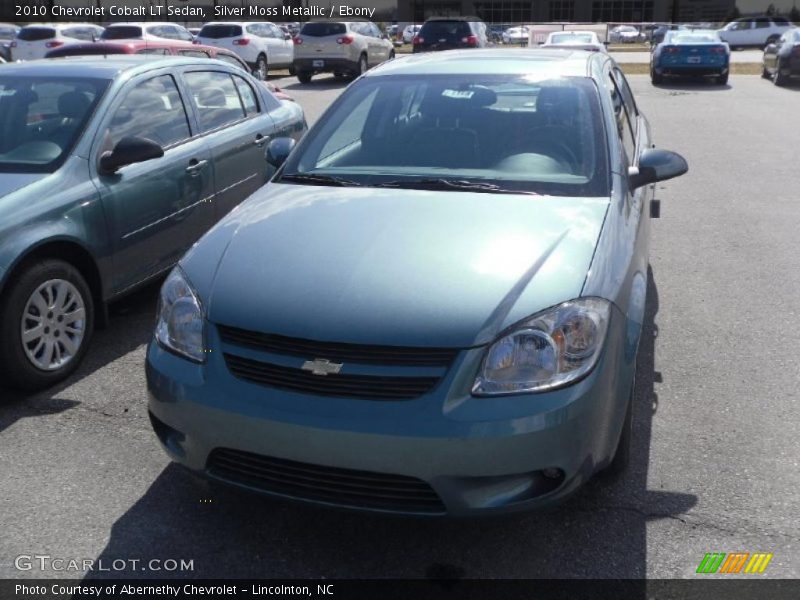 Silver Moss Metallic / Ebony 2010 Chevrolet Cobalt LT Sedan