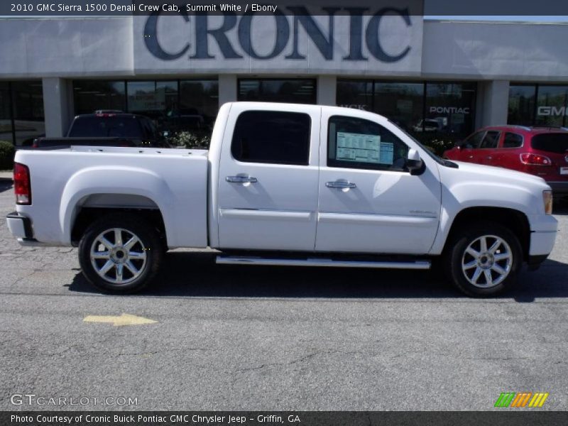 Summit White / Ebony 2010 GMC Sierra 1500 Denali Crew Cab