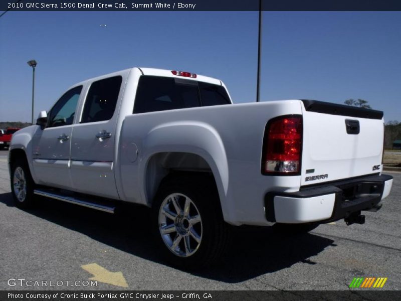 Summit White / Ebony 2010 GMC Sierra 1500 Denali Crew Cab