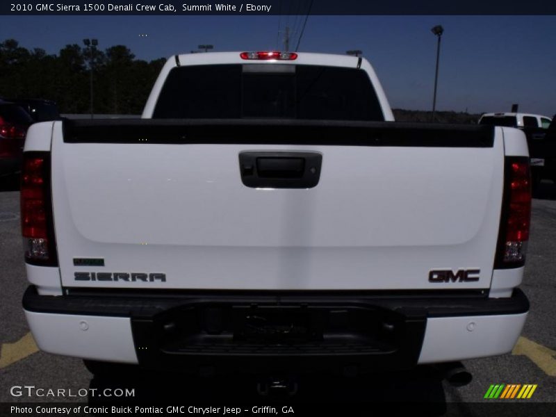 Summit White / Ebony 2010 GMC Sierra 1500 Denali Crew Cab