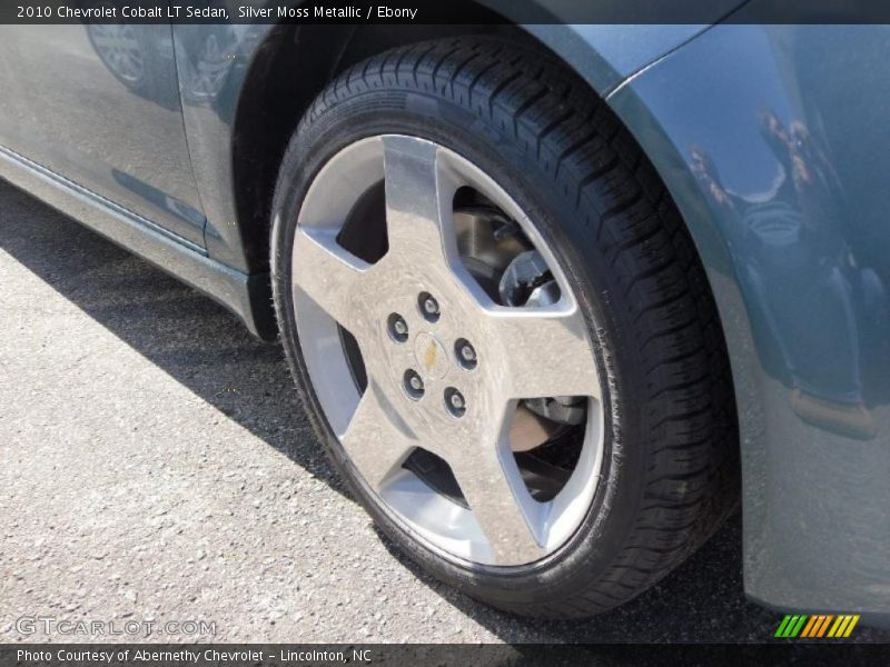 Silver Moss Metallic / Ebony 2010 Chevrolet Cobalt LT Sedan