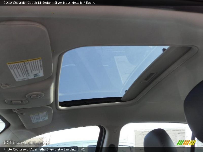 Silver Moss Metallic / Ebony 2010 Chevrolet Cobalt LT Sedan