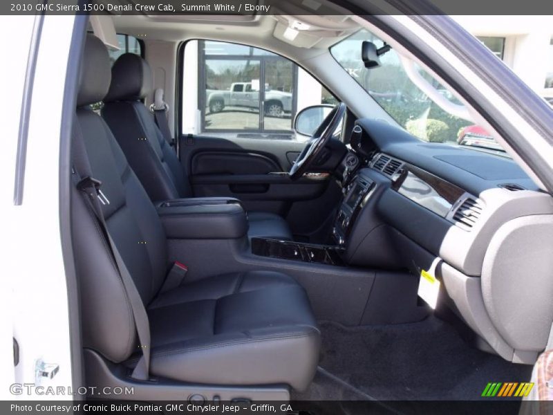 Summit White / Ebony 2010 GMC Sierra 1500 Denali Crew Cab