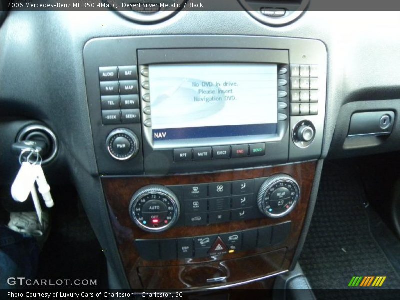 Desert Silver Metallic / Black 2006 Mercedes-Benz ML 350 4Matic